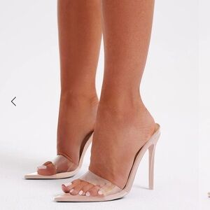 Nude/Clear Heels - Brand New